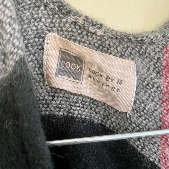 Plaid Shawl Wrap - Picture 2 of 4